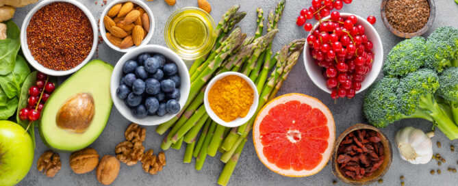 photo of healthy food choices fruits and vegetables