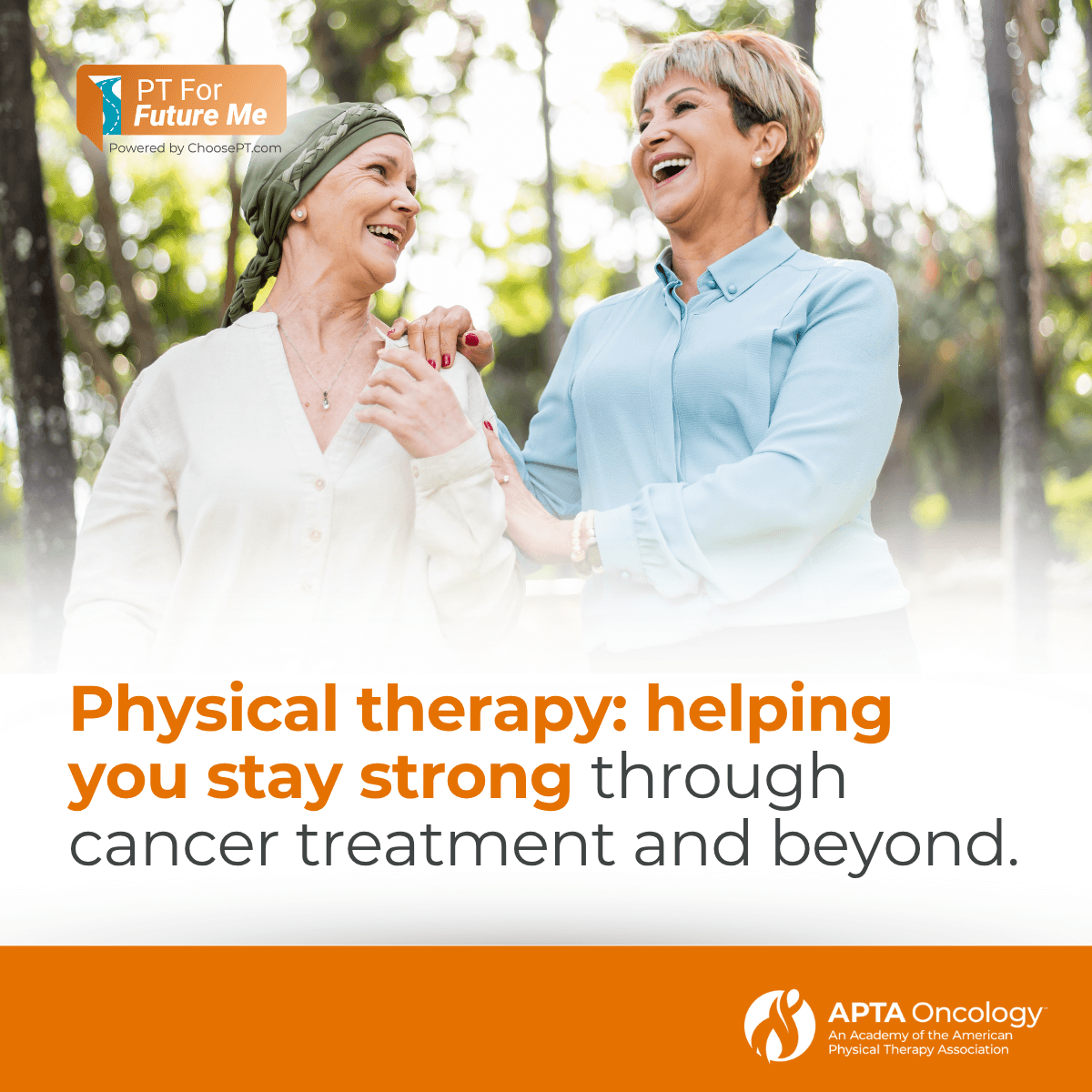 Physical therapy: helping you stay strong through cancer and beyond